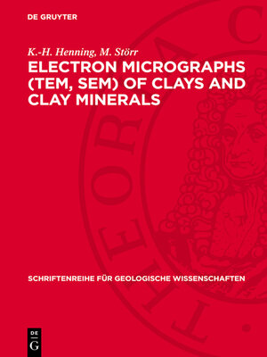 cover image of Electron micrographs (TEM, SEM) of clays and clay minerals